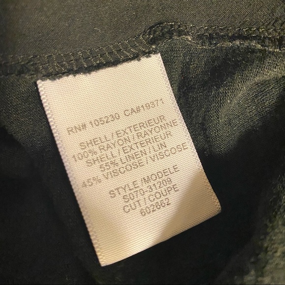 SOFT JOIE Dayle Linen Button Dress in Black XS - Picture 10 of 10